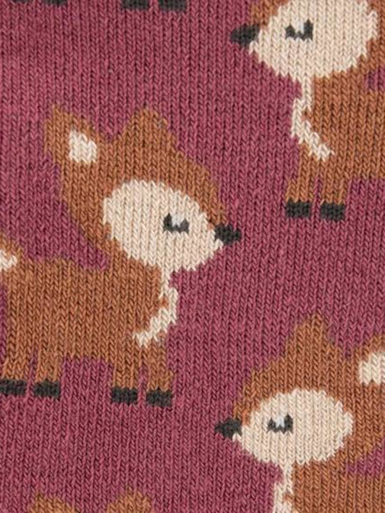 Ewers Rutschfeste Lange Kindersocken Burgundisch