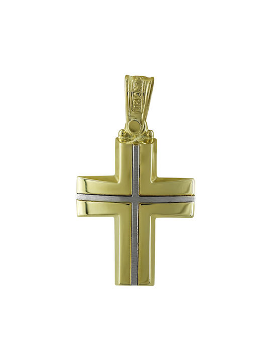 Triantos Men's Gold Cross 14K