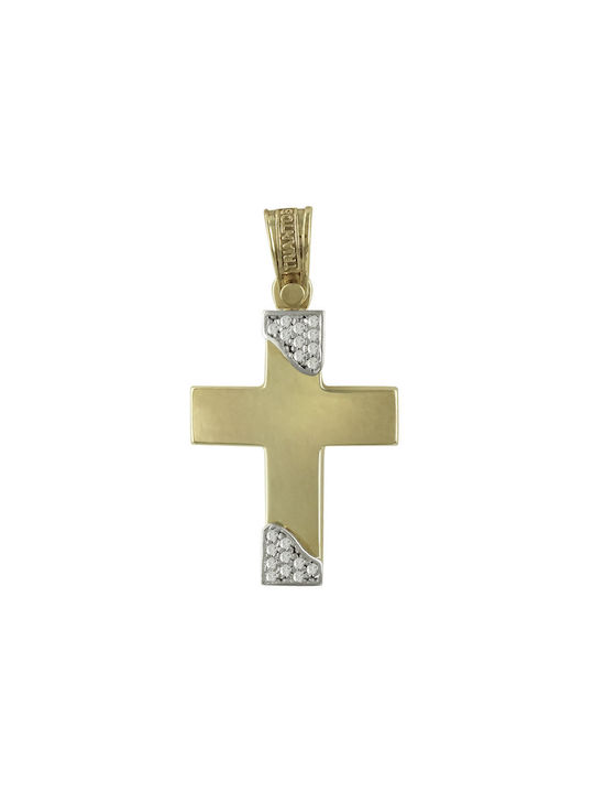 Triantos Women's Gold Cross 14K