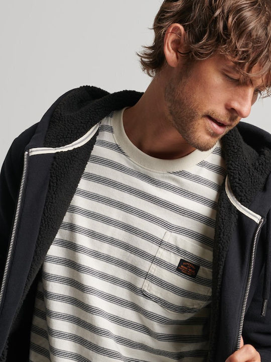 Sweatshirt Fleece with Hood Black