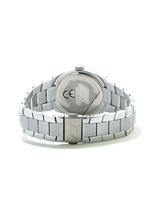 Chronotech Uhr mit Silber Metallarmband CC7039L-07M