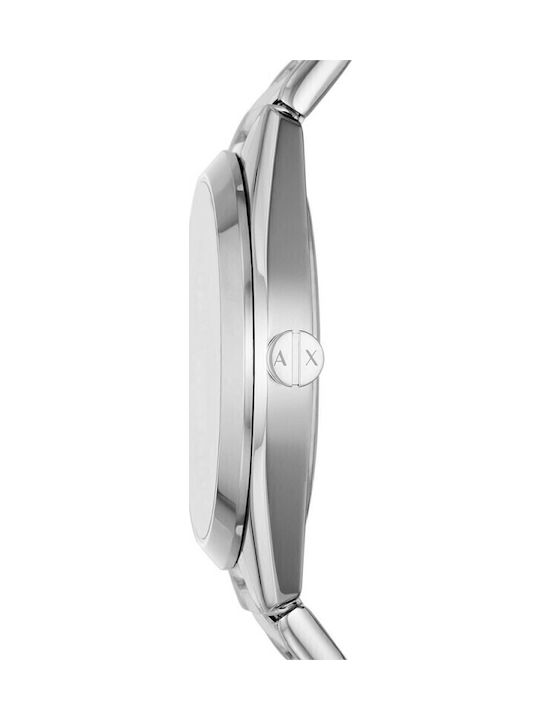 Armani Exchange Γυναικείο Ρολόι 38mm Χρονογράφος Μπαταρίας με Ασημί Μεταλλικό Μπρασελέ