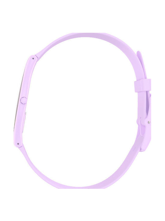 Swatch Joy Purple Women's Watch with Purple Rubber Strap