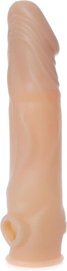 Boss Of Toys Penis Extension Perfect Cock Sleeve With Balls Straps Flesh 18.5cm