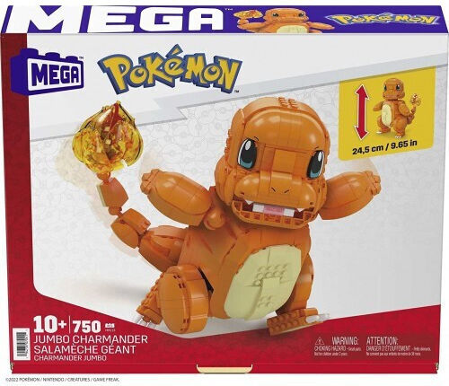 Mega Bloks Pokemon Building Blocks Charmander For Age 10+ 750 Pieces