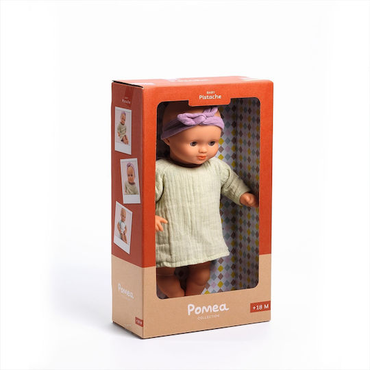 Djeco Păpușă Bebe Pistache Pentru 1.5+ Ani 32 Cm