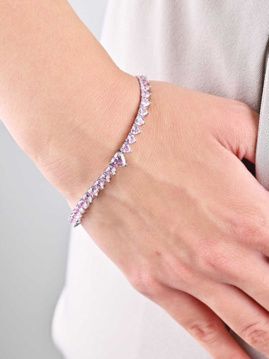 KIKI Fantasy Collection bracelet in sterling silver and cubic zirconia with cubic zirconia