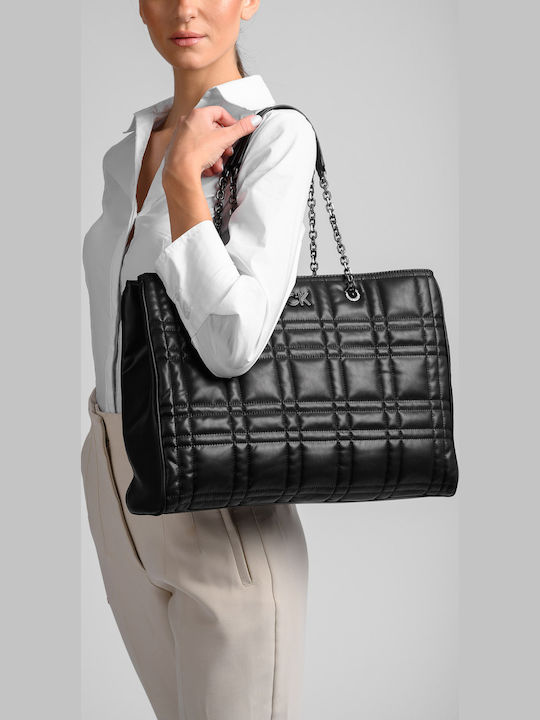 Re-lock Quilt Women's Bag Shoulder Black
