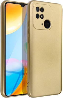 Forcell Metallic Metallic Back Cover Gold (Redmi 10C)