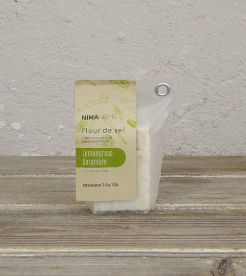 Nima Fleur De Sel Lemongrass Geranium Χειροποίητο Σαπούνι 100gr