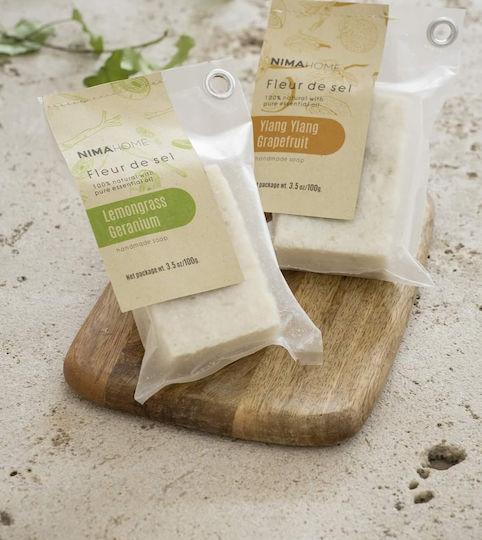 Nima Fleur De Sel Lemongrass Geranium Χειροποίητο Σαπούνι 100gr