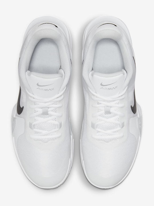Air Max Impact 4 Low Basketball Shoes White / Pure Platinum / Black