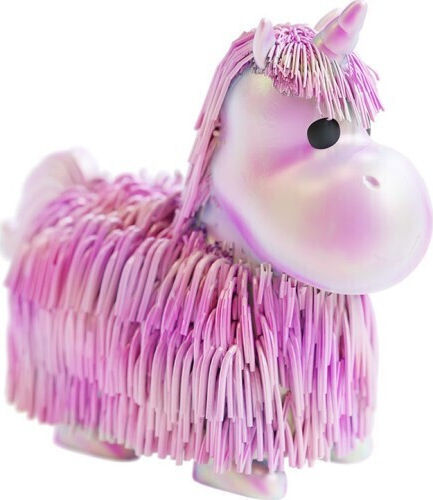 50/50 Games 50/50 Games Plush & Soft Toy Unicorn Hairy Pink Unicorn with Motion & Sound for 4+ Years