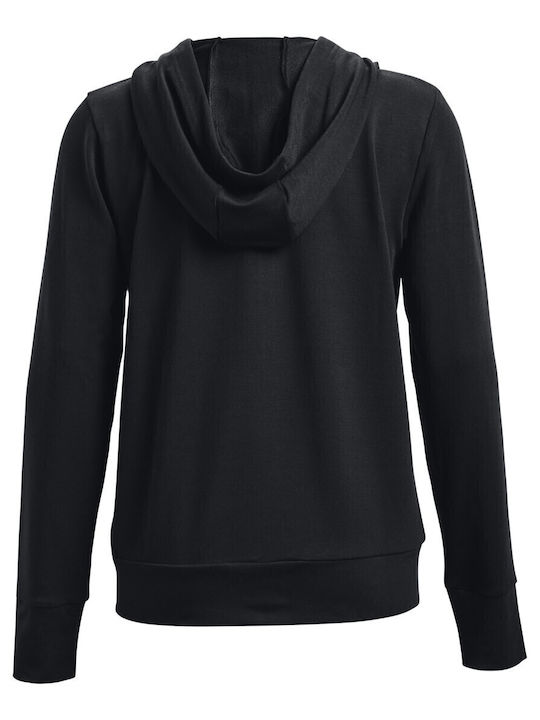 Rival Terry Damen Sweatshirt Kapuzen Schwarz