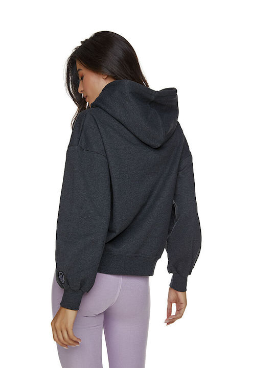 Bodymove Women's Hooded Sweatshirt Dark Grey