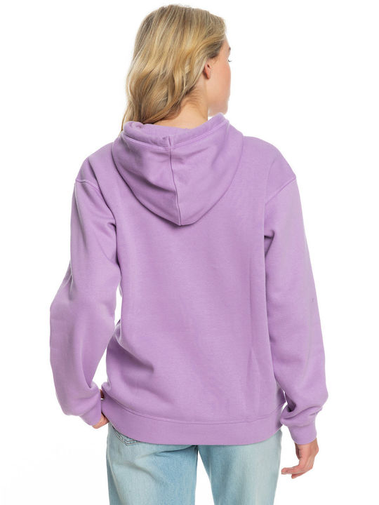 Roxy Women's Hooded Sweatshirt Purple