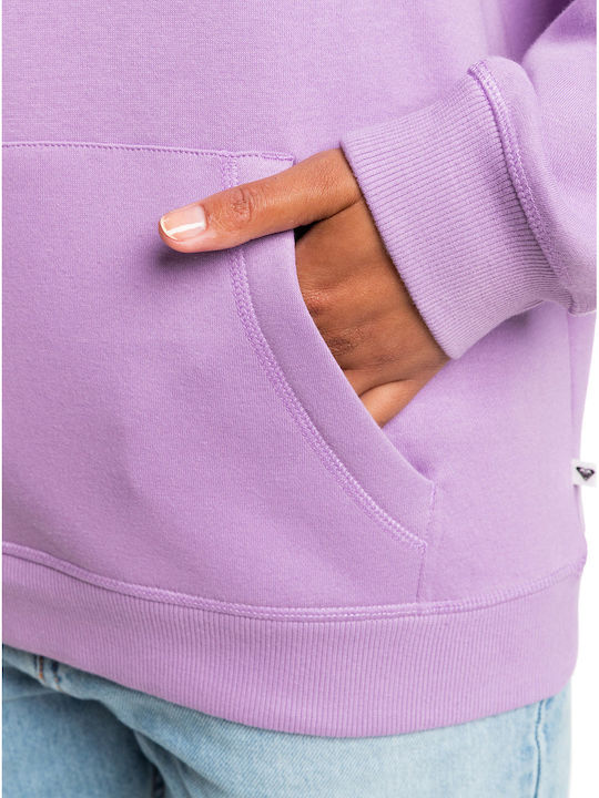 Surf Stoked Women's Sweatshirt Hooded Purple