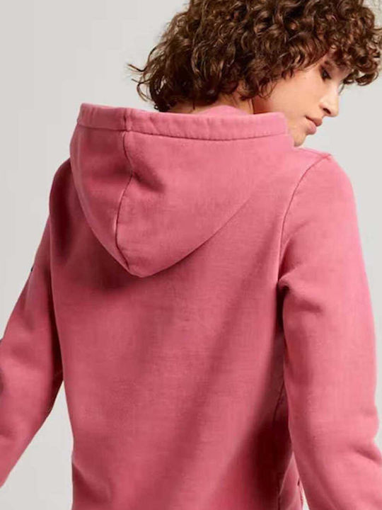 Superdry Women's Hooded Sweatshirt Pink