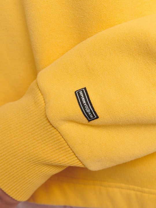 Cropped Women's Sweatshirt Yellow