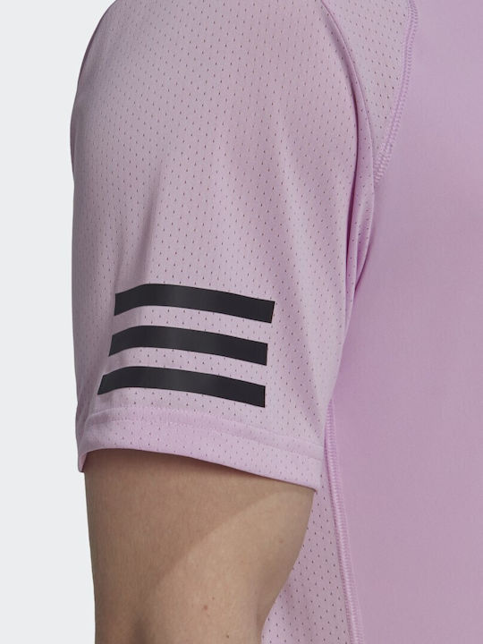 adidas Club HN3905 Ανδρική Μπλούζα Μωβ