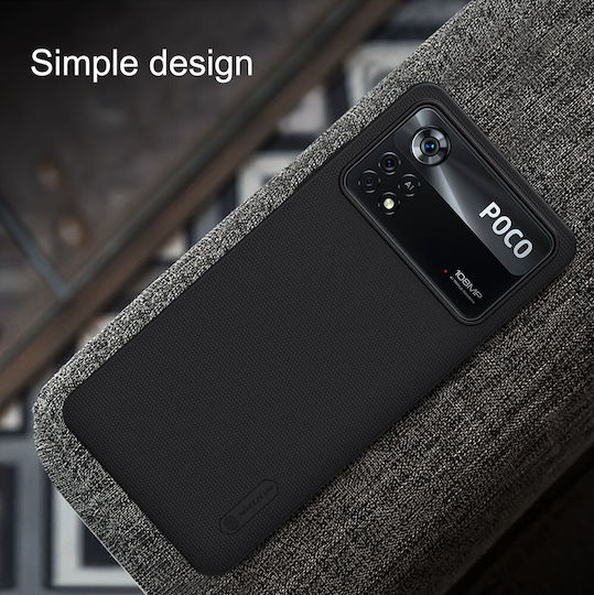 Nillkin Super Frosted Back Cover Plastic Albastru (Poco X4 Pro 5G)