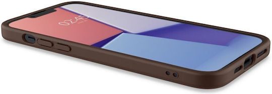 Spigen Cyrill Kajuk Mag Back Cover Silicone Saddle Brown (iPhone 14 Plus)