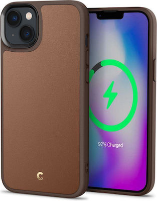 Spigen Cyrill Kajuk Mag Back Cover Σιλικόνης Saddle Brown (iPhone 14 Plus)