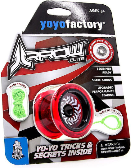YoYoFactory Yo-Yo Arrow For 8+ Years (Various Designs) 1pc
