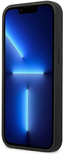 Guess Metal Logo Umschlag Rückseite Kunststoff Gray (iPhone 14)