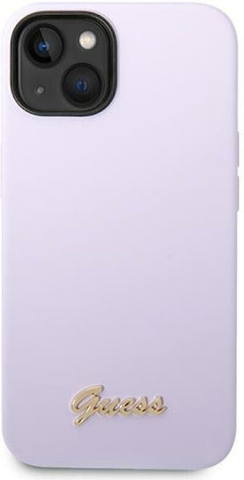 Guess Vintage Back Cover Σιλικόνης Fuchsia (iPhone 14)