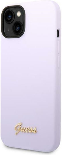 Guess Vintage Back Cover Σιλικόνης Fuchsia (iPhone 14)