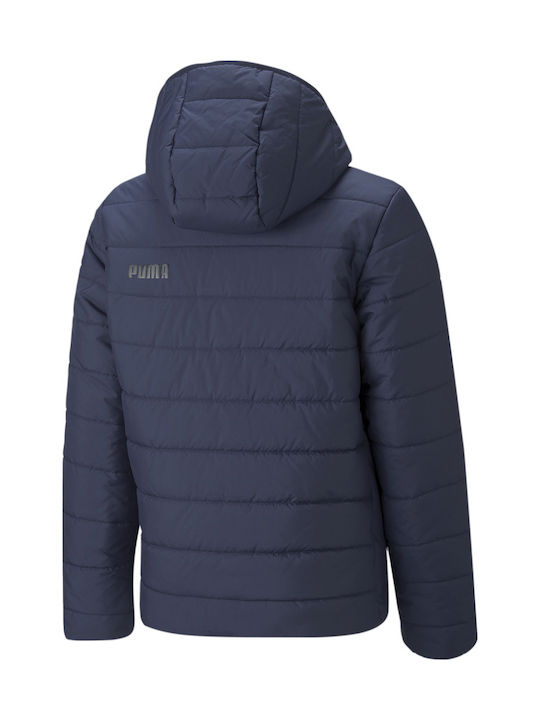 Kids' Sports Jacket Short with Hood Navy Blue
