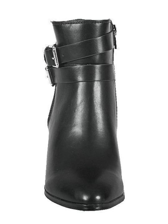 Women's Ankle Boots with Medium Heel Black