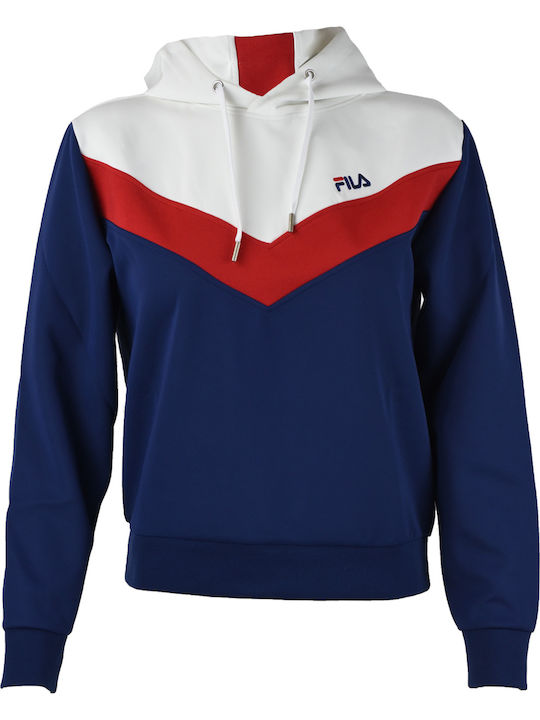 Bosa Cropped Hoody Cropped Γυναικείο Φούτερ Navy Μπλε
