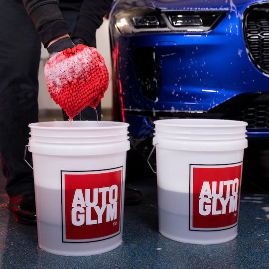AutoGlym кофа Пластмасов Car Wash Капацитет 20лт Бял