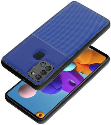 Forcell Noble Silicone Back Cover Blue (Galaxy A21s)