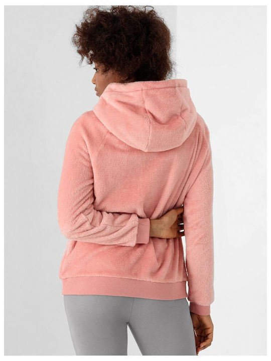 4F Women's Hooded Sweatshirt Pink