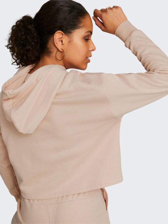 PUMA Ess+ Women's Sweatshirt Pink with Hood