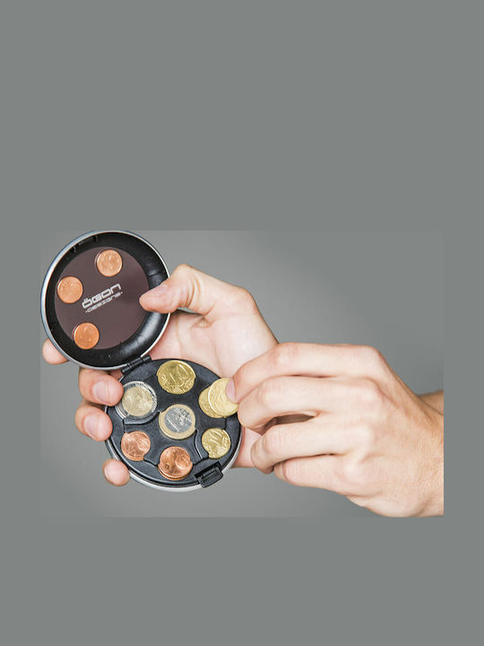 Euro Coin Dispenser Portofel bărbătesc Monede Alb