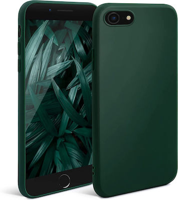 Matt Silicone Back Cover Green (iPhone 8/7)