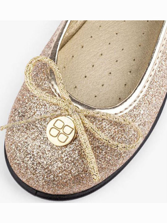 Kids Ballerinas Gold