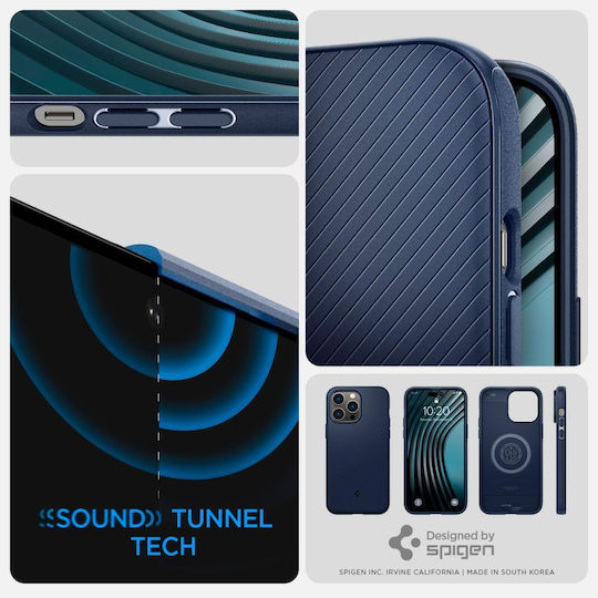 Spigen Mag Armor Back Cover Silicon Albastru marin (iPhone 14 Pro Max)