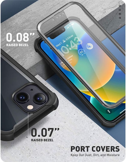 Supcase I-Blason Ares 360 Full Cover Πλαστικό 2mm Αδιάβροχο Μαύρο (iPhone 14 Plus)