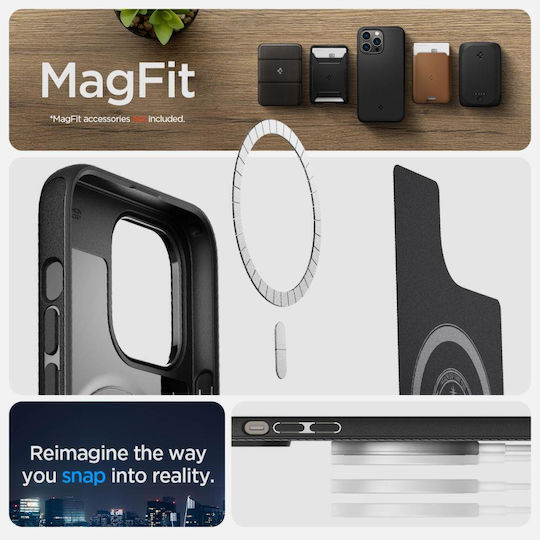 Spigen Mag Armor Back Cover Silicone Matte Black (iPhone 14 Pro)