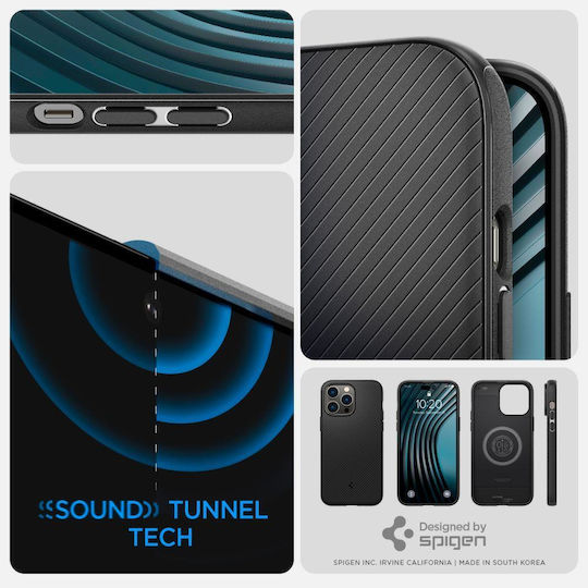 Spigen Mag Armor Back Cover Silicone Matte Black (iPhone 14 Pro)