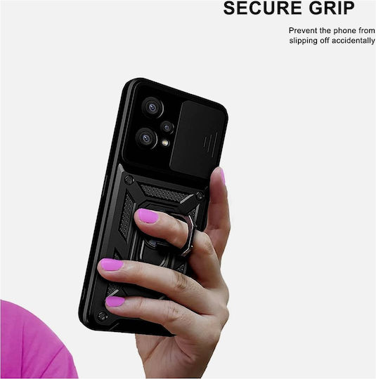 Bodycell Armor Slide Back Cover Plastic Negru (Realme 9 5G / 9 Pro)
