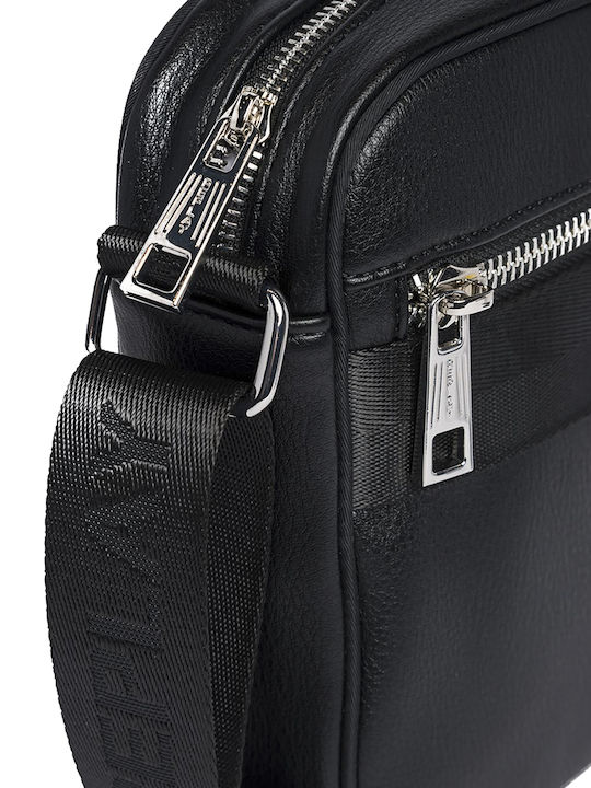 Herrentasche Schulter / Crossbody Schwarz