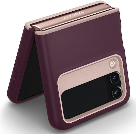 Caseology Nano Pop Задна корица Силикон Burgundy Bean (Galaxy Z Flip4)