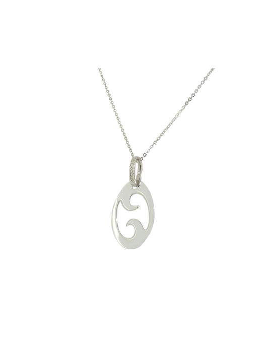 Fa Cad'oro Charm Zodiac Sign from White Gold 14K