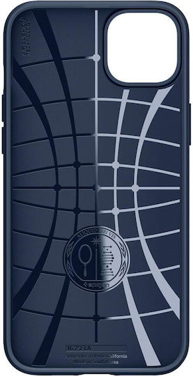Spigen Liquid Air Back Cover Σιλικόνης Navy Μπλε (iPhone 14)